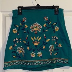 Turquoise Skirt